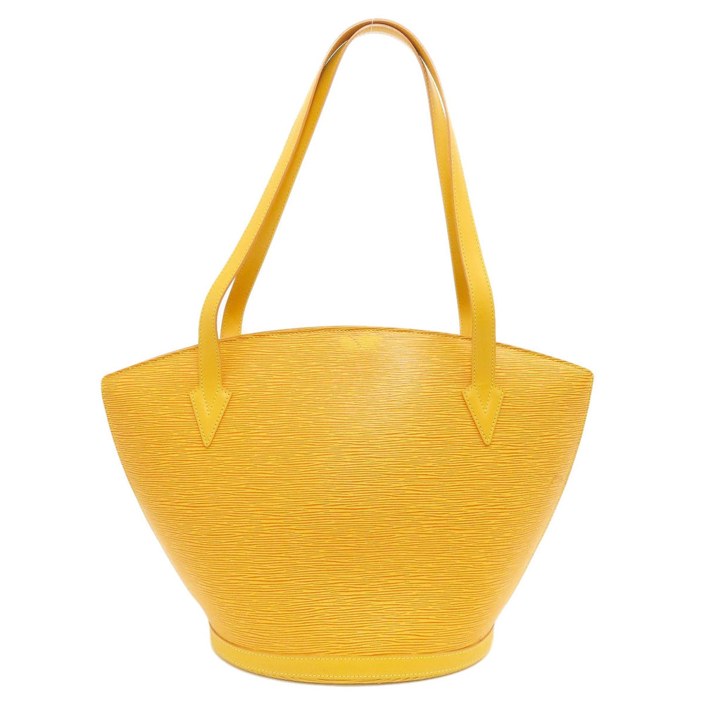 Louis Vuitton Yellow Tote Jacques Leather Shopping Bag Epi Saint Tassili Yellow